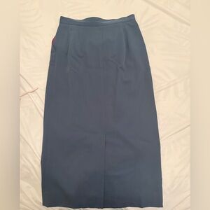 Christian Dior Blue Pencil Skirt